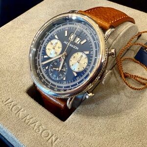 Jack Mason Avigator chronograph watch. Limited Edition, EUC
